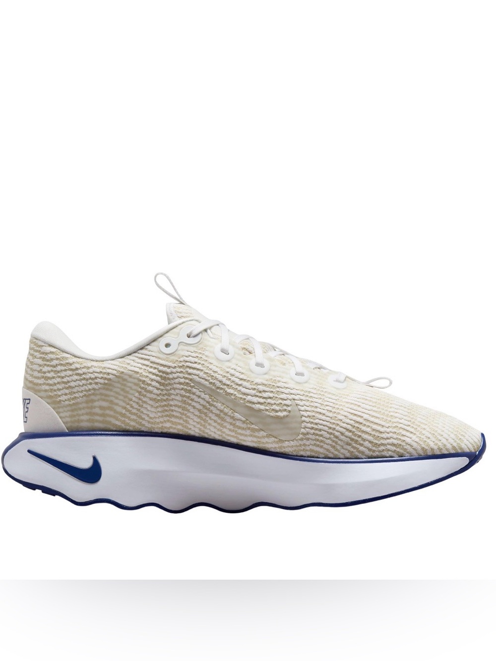 Nike Motiva Walking Shoes White Khaki Royal Blue Men’s 11 Women’s 12.5